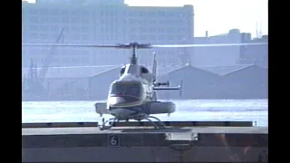 Bell 222UT N65WT At Wall Street 1988