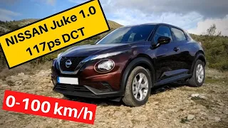 NISSAN Juke 1.0 DIG-T 117ps DCT 2020 0-100 km/h Acceleration Test I PeriTroxon.gr