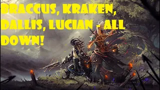 Act 4 Final boss - Braccus, Kraken (killed), Lucian, Dallis - Full fight - Epic Encounters Tactician