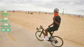 Dante Young Mashing Down the PCH [Training Ride Part 2