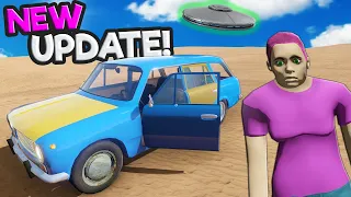 We HUNTED for UFOs in the NEW UPDATE in The Long Drive Multiplayer!