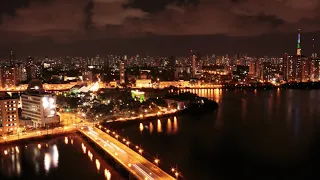 ОГНИ НОЧНОГО ГОРОДА ПОД КРАСИВУЮ МУЗЫКУ LIGHTS OF THE NIGHT CITY UNDER BEAUTIFUL MUSIC