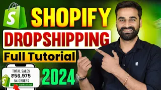 Shopify Dropshipping Tutorial For Beginners 2024 || Hindi