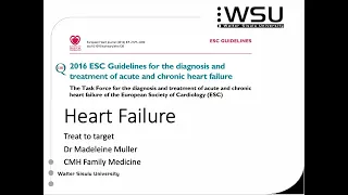 Heart Failure Treat to Target Summary Dr Muller May 2022