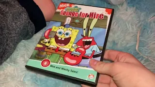 My SpongeBob, Squarepants, DVD collection of 2023