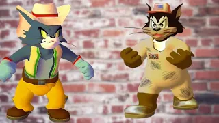 Tom and Jerry War of the Whiskers: Western Tom vs Mechanic Butch Gameplay HD - Funny Cartoon