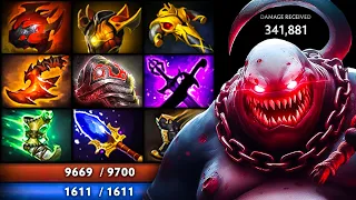 🔥 OMG 340K DAMAGE RECEIVED — Pudge Immortal UNKILLABLE Tank Build | Pudge Official
