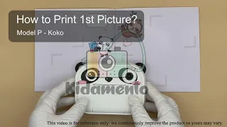 kidamento model p how to print first picture