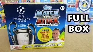 Match Attax 17/18 Champions League UK Booster Box Opening | 50 PACKS | 5 HATRICK HEROES | HERO PACK