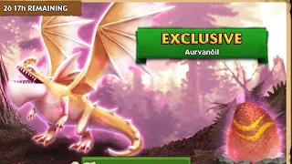 AURVANDIL Max Level 150 Titan Mode - Exclusive Thunderclaw Dragons:Rise of Berk