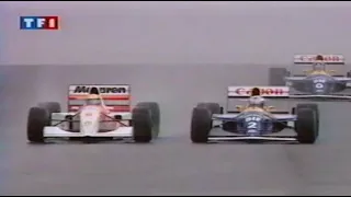 F1 1993 Résumé du Grand Prix d'Europe en Francais (TF1)