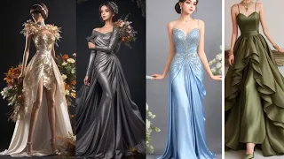 Super gorgeous & Mesmerizing SILK evening gown Dresses 2023