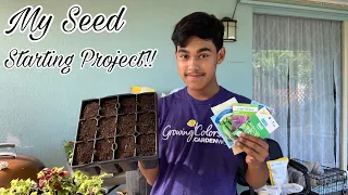 My Seed Starting Project!!✨🤩🌸🥬🌿S:1, Ep.65//Ultimate Gardening