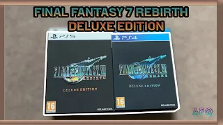 FINAL FANTASY 7 REBIRTH Deluxe Edition Unboxing! and Comparison with FF7 Remake Deluxe Edition [4K]