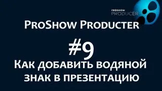 Photodex ProShow Producer.Как добавить водяной знак в видеоролик. Chironova.ru
