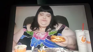 Hungry Fat Chick - Will She Ever Change? 😏  Out Of Hospital & Straight To Popeye's Mukbang!