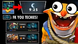 How to Make Enemy Rage Buyback in 9 Minutes as Techies  [2 Games] | Techies Official
