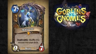 NEW DRUID LEGENDARY - Malorne (Steak) - Goblins vs Gnomes Expansion Set