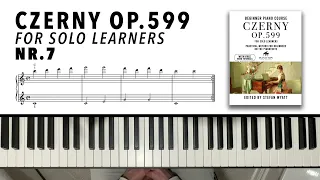 Czerny op.599 nr.7 Piano Tutorial | Practical Method for Beginners