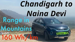 Nexon EV Max Chandigarh to Naina Devi | Nexon EV Range in Uphill | How to Get Best Range in Nexon EV