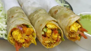 Super Tasty Paneer Kathi Roll | पनीर काठी रोल रेसिपी | Street Style Paneer Kathi Roll | Chef Ashok