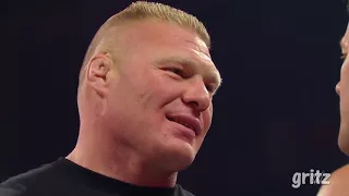 Brock Lesnar returns and gives an F5 to Chris Jericho  WWE RAW, December 15, 2014