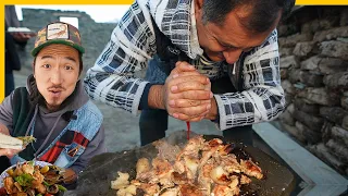 Stone Sandwich in the Mountain Village 🇦🇿 Azerbaijan Unseen Street Food