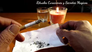 RITUAL DEL CIGARRO Y EL ZAPATO IZQUIERDO PARA QUE PIENSE EN TI