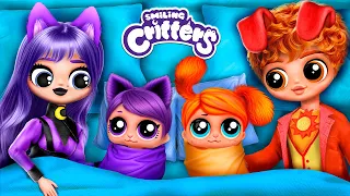 CatNap and DogDay Growing Up - Smiling Critters Story! 32 LOL DIYs