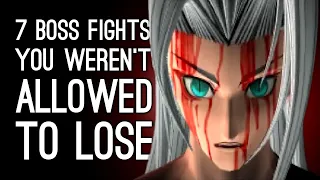 7 Boss Fights You Weren’t Allowed to Lose