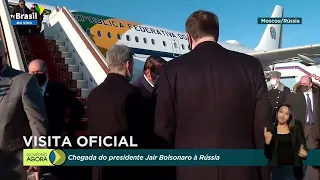Bolsonaro chega à Rússia em meio a crise local com Ucrânia