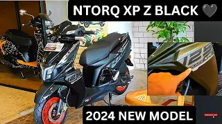 TVS Ntorq XP Z-BLACK EDITION 🖤 2024 || Ntorq 125cc XP 2024 MODEL #ntorqracexp