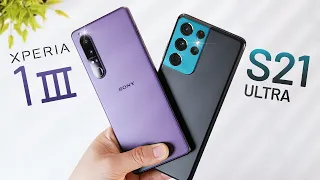 Sony Xperia 1 III vs Galaxy S21 Ultra: Comparison