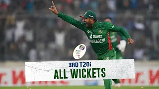 All Wickets || Bangladesh vs England || 3rd T20i || England tour of Bangladesh 2023