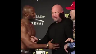 Kamaru Usman vs Colby Covington Face Off #shorts