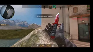 Standoff2  / m9 bayonet blue blood knife Animation