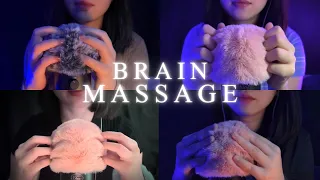 ASMR 1 Hour Fluffy Mic Scratching , Brain Massage , Sleepy , Asmr collection , No Talking