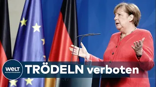 WELT DOKUMENT: Kanzlerin Merkel macht Druck - EU-Wiederaufbauprogramm soll schnell kommen