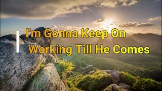 I'm Gonna Keep On Working | Stephen Ray Nichols | With Lyrics