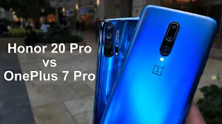 Honor 20 Pro vs OnePlus 7 Pro Camera Comparison