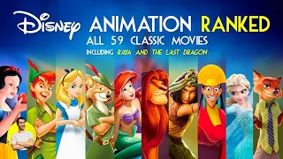 Disney Animation - All 59 Movies Ranked Worst to Best (w/ Raya and the Last Dragon)