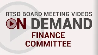 April 21, 2020 RTSD Virtual Finance Committee Meeting