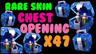 MASSIVE SKIN CHEST OPENING  - 47 TOTAL - Tanks a Lot - iOS Game Gameplay - Skins