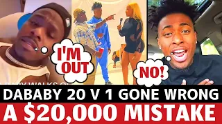 🔴 DaBaby Walks Off With YouTuber's $20,000 After 20 Vs 1 Show Almost Gets Violent