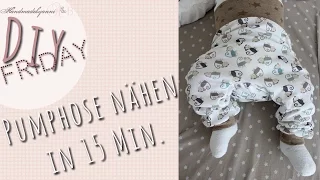 Nähanleitung für Anfänger //Pumphose für Babys/Kleinkind  in 15 Minuten// DIY Friday *Handmadebyanni