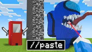 I Cheated Using //paste in Minecraft!