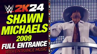 SHAWN MICHAELS 09 WWE 2K24 ENTRANCE - #WWE2K24 SHAWN MICHAELS 09 ENTRANCE WITH THEME