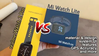 side by side eps 8: realme Watch 2 Pro vs Mi Watch Lite