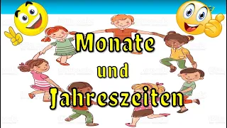 German lesson: Months of the year !! Die Monate lernen + TEST !! Die Jahreszeiten  Deutsch lernen !!