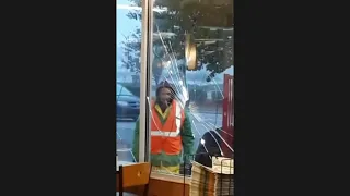 Drunk Man Destroys Restaurant. That's Crazy..